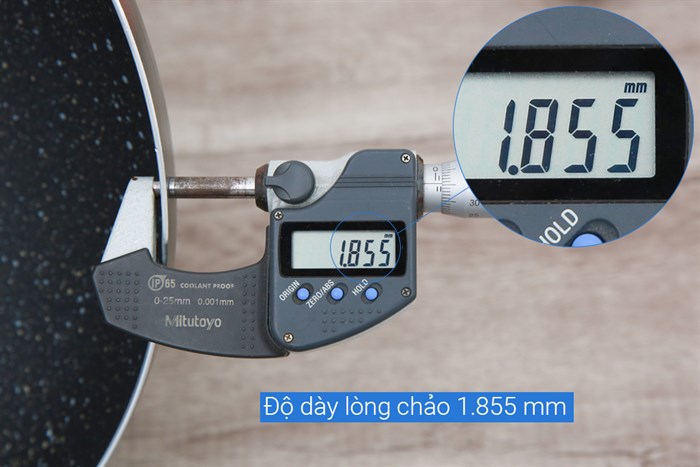 Chảo nhôm sâu chống dính nắp kính 34 cm Sunhouse PT34 Màu Xám