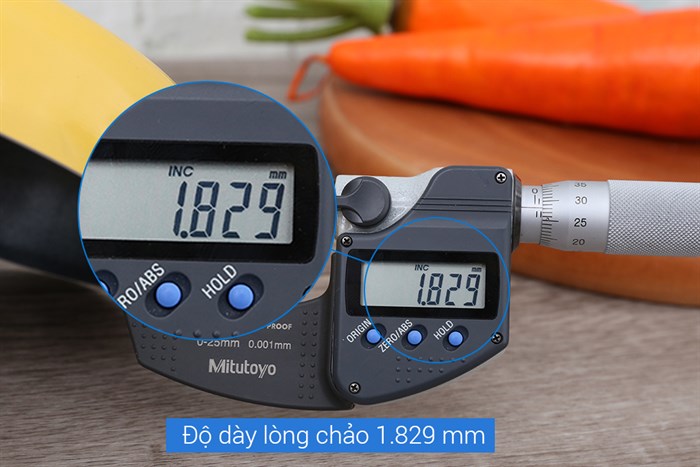 Bộ 2 chảo quánh nhôm chống dính 14 cm DMX Baby Star Màu Vàng