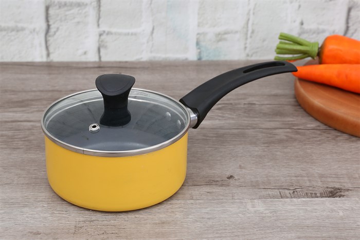 Bộ 2 chảo quánh nhôm chống dính 14 cm DMX Baby Star Màu Vàng