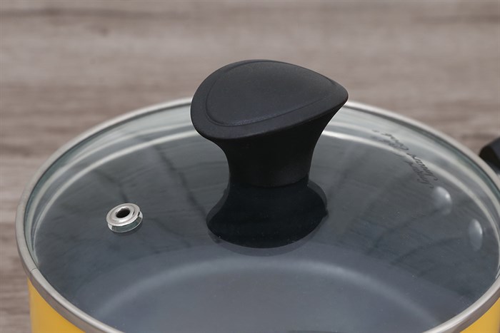 Bộ 2 chảo quánh nhôm chống dính 14 cm DMX Baby Star Màu Vàng