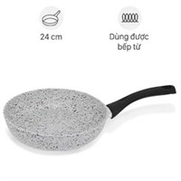 Chảo nhôm chống dính vân đá đáy từ 24 cm Supor F23A24IH