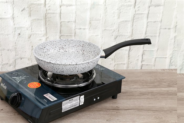 Chảo nhôm chống dính vân đá đáy từ 24 cm Supor F23A24IH