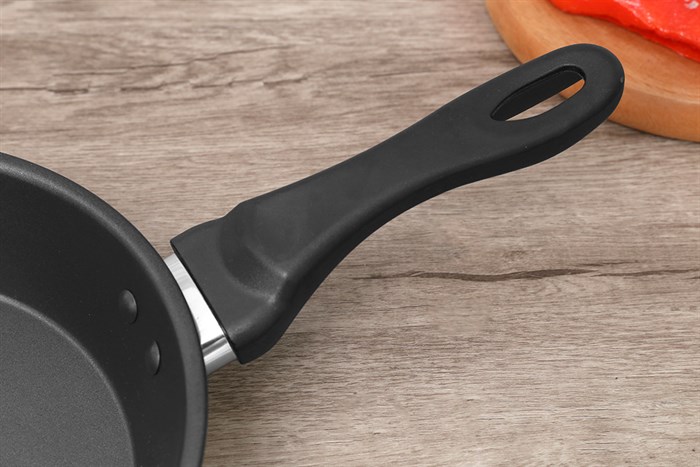 Chảo inox chống dính đáy từ 24 cm Happycook HLFP 24IH Màu Đen