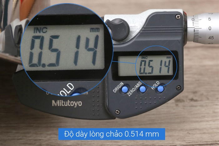 Chảo inox chống dính đáy từ 24 cm Happycook HLFP 24IH Màu Đen