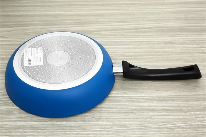 Chảo nhôm chống dính vân đá đáy từ 24 cm Elmich Colosseum Y1 EL-3719 Xanh dương Màu Xanh Dương