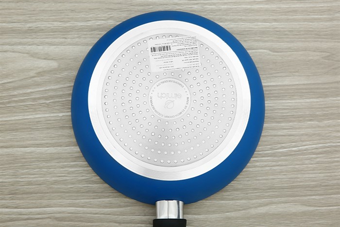 Chảo nhôm chống dính vân đá đáy từ 24 cm Elmich Colosseum Y1 EL-3719 Xanh dương Màu Xanh Dương