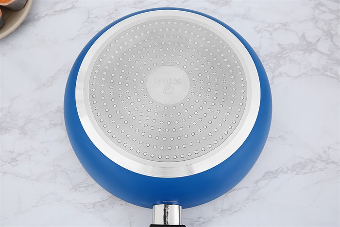Chảo nhôm chống dính vân đá đáy từ 26 cm Elmich Colosseum Y1 EL-3720 Xanh dương Màu Xanh Dương