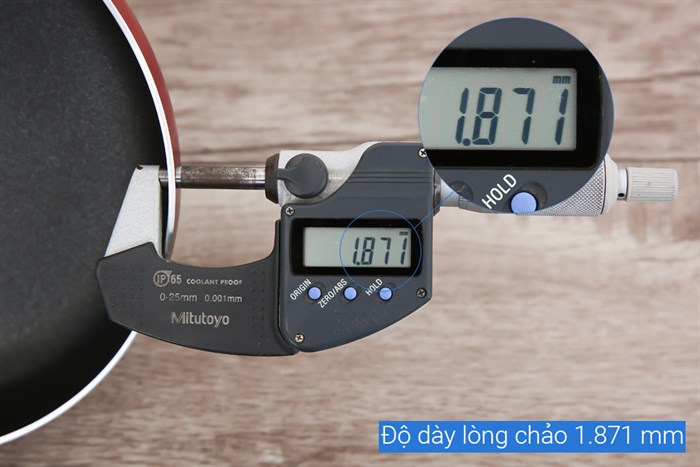 Chảo nhôm chống dính Sunhouse 18 cm DMX18 Màu Đỏ