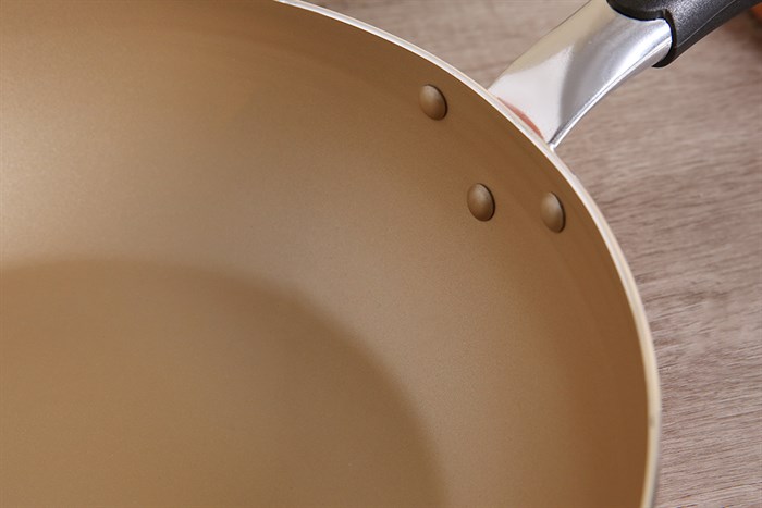 Chảo nhôm sâu chống dính đáy từ nắp kính 28 cm Sunhouse SHG1228MOB Màu Cam