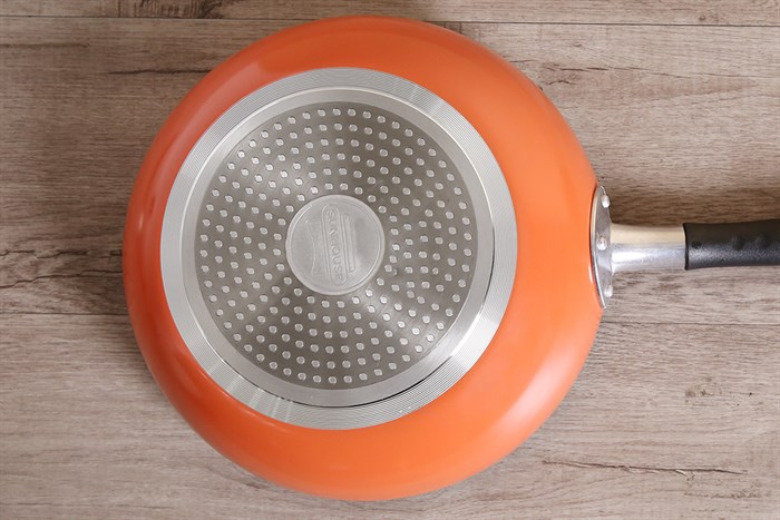 Chảo nhôm sâu chống dính đáy từ nắp kính 28 cm Sunhouse SHG1228MOB Màu Cam