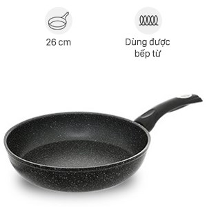 Chảo Nhôm Chống Dính Vân Đá Đáy Từ 26 Cm Dmx Cde