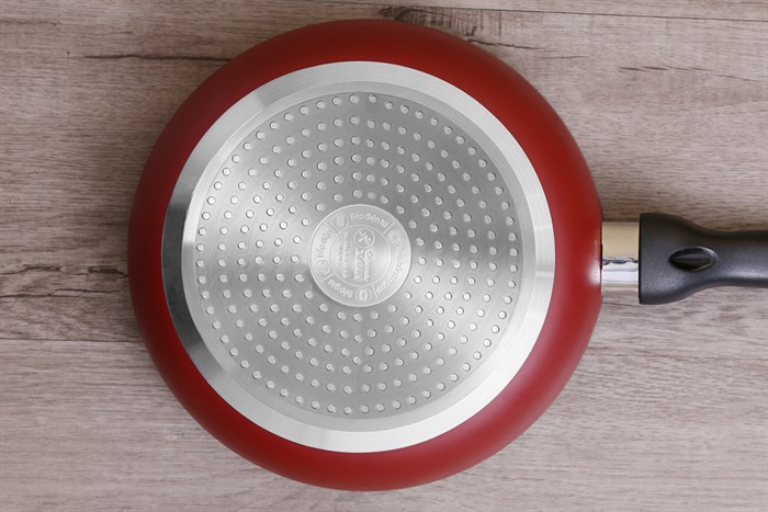 Chảo nhôm sâu chống dính đáy từ 24 cm DMX CSE Màu Đỏ