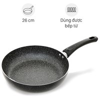 Chảo nhôm chống dính vân đá đáy từ 26 cm DMX CDD