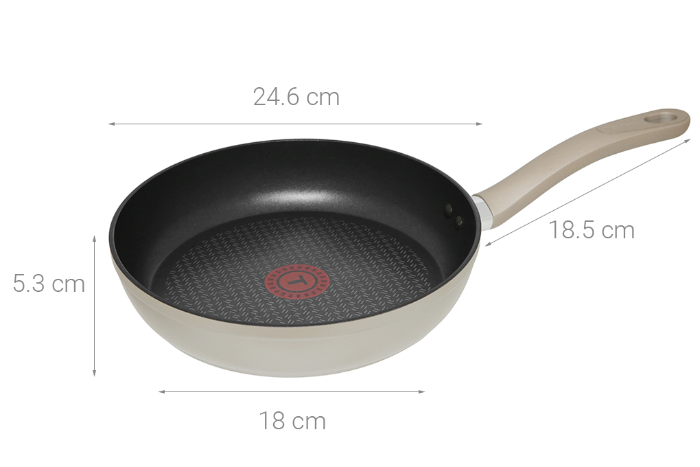 Thông số kỹ thuật Chảo nhôm chống dính đáy từ 24 cm Tefal H9100414