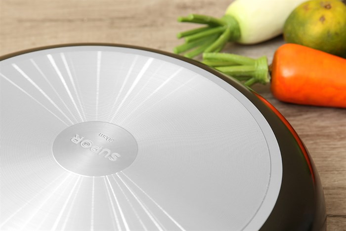 Chảo nhôm chống dính 30 cm Supor F06A30 Màu Đen