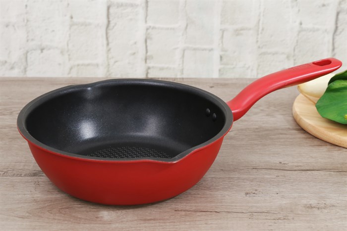Chảo nhôm sâu chống dính đáy từ 28 cm Tefal C6428614 Màu Đỏ