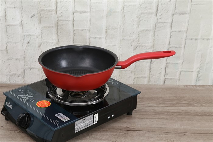 Chảo nhôm sâu chống dính đáy từ 28 cm Tefal C6428614 Màu Đỏ