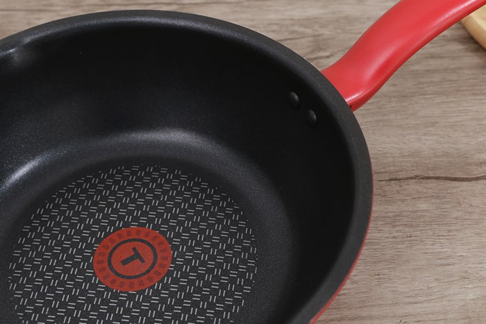 Chảo nhôm sâu chống dính đáy từ 28 cm Tefal C6428614 Màu Đỏ