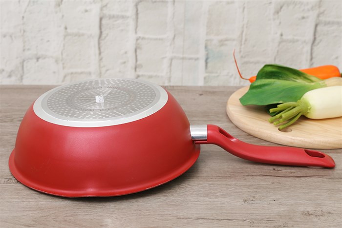 Chảo nhôm sâu chống dính đáy từ 28 cm Tefal C6428614 Màu Đỏ