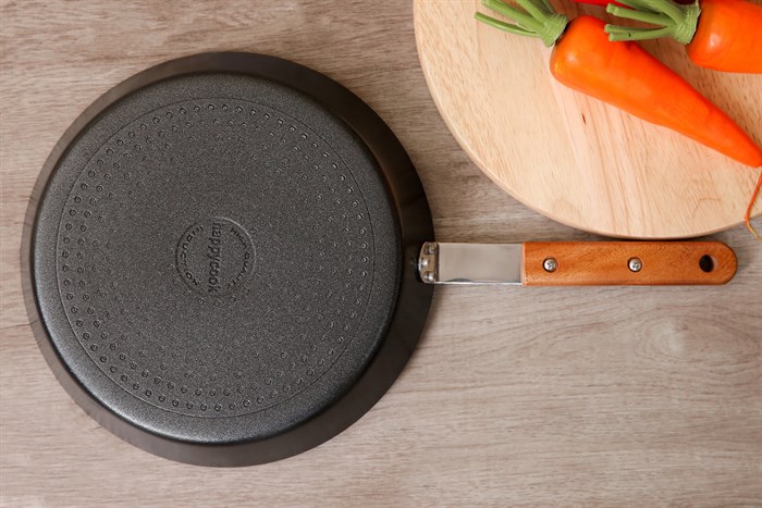Chảo nhôm chống dính đáy từ 26 cm Happycook OSFP-26IH Màu Đen