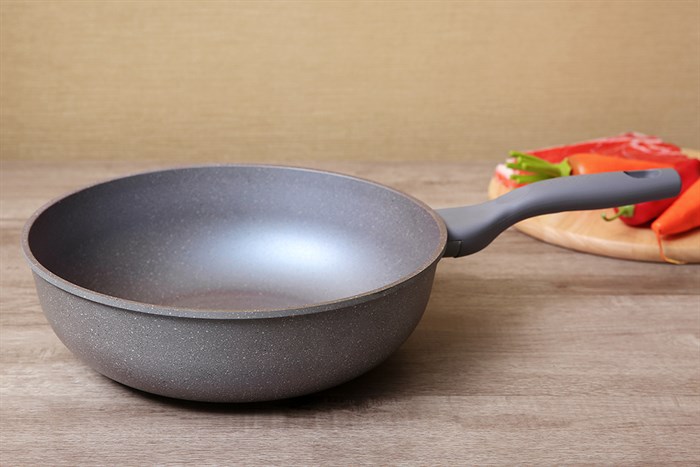 Chảo nhôm sâu chống dính đáy từ 30 cm Sunhouse SHG1230MMA Màu Xám