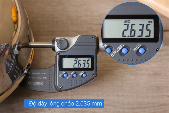 Chảo inox chống dính đáy từ 24 cm Elmich Tri-Max 2353738 Màu Bạc