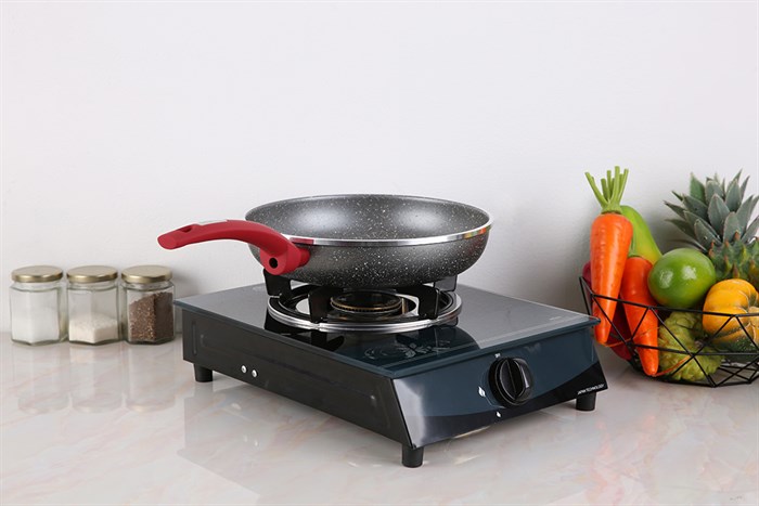Chảo nhôm chống dính vân đá đáy từ 26 cm Kangaroo KG654M