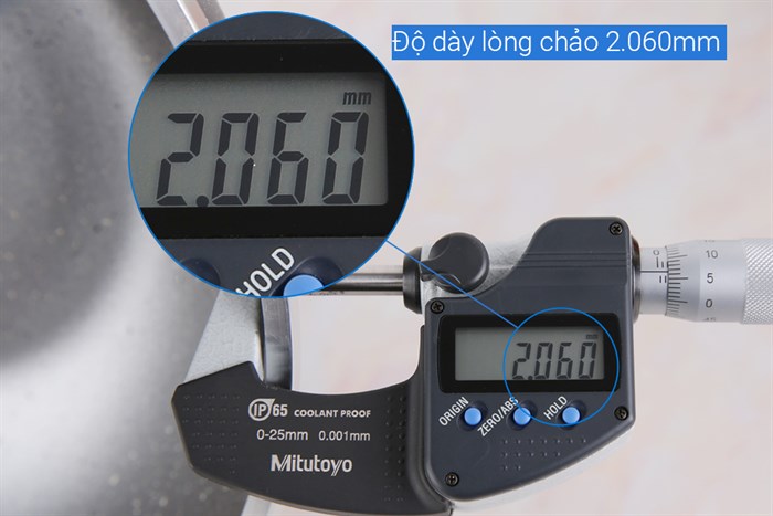 Chảo nhôm sâu chống dính vân đá đáy từ 28 cm Kangaroo KG655M Màu Xám - Đỏ