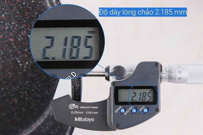 Chảo nhôm chống dính vân đá đáy từ 30 cm Kangaroo KG661XL Màu Đen