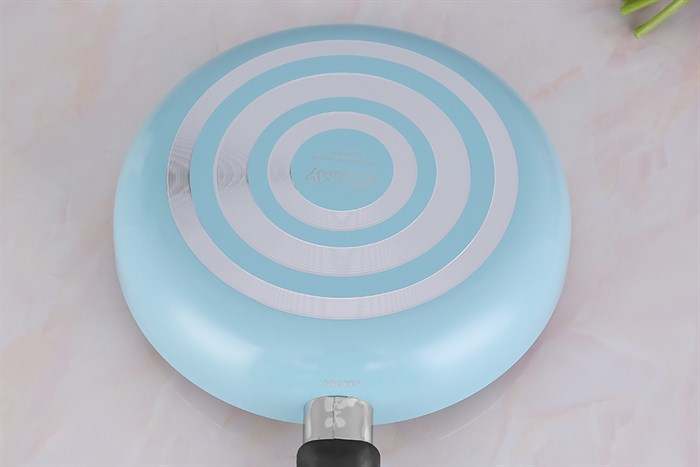 Chảo nhôm chống dính vân đá 24 cm Hommy CE003-24 Màu Đen - xanh dương