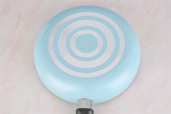 Chảo nhôm chống dính vân đá 26 cm Hommy CE003-26 Màu Đen - xanh dương