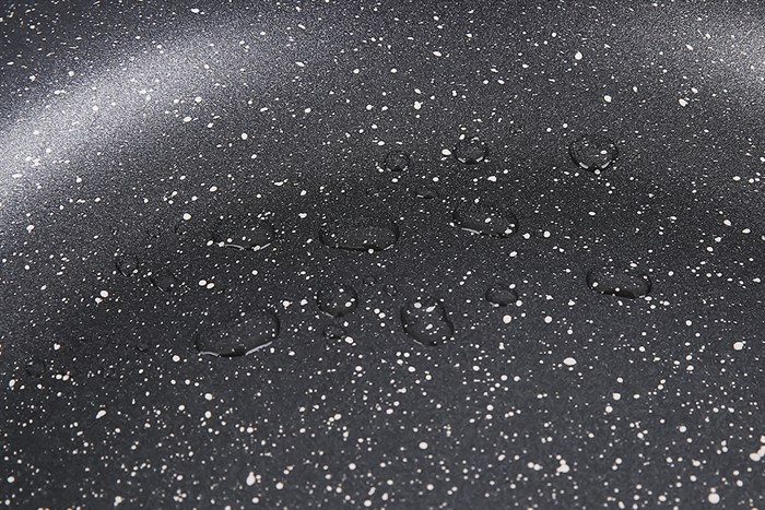 Chảo nhôm chống dính vân đá 26 cm Hommy CE003-26 Màu Đen - xanh dương