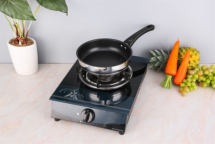 Chảo inox chống dính đáy từ 20 cm Delites CE002-20 Màu Inox