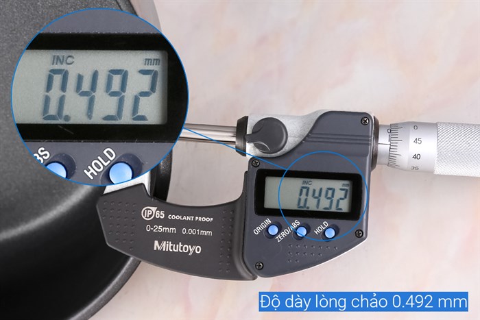 Chảo inox chống dính đáy từ 24 cm Delites CE002-24 Màu Inox