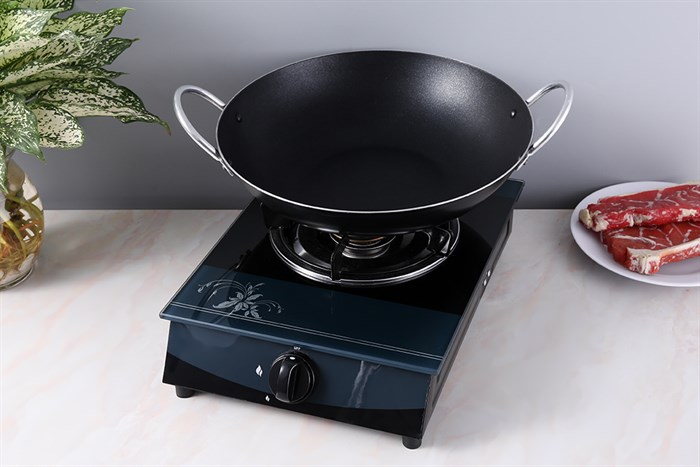 Chảo nhôm chống dính 2 quai 34 cm Delites CR002-34