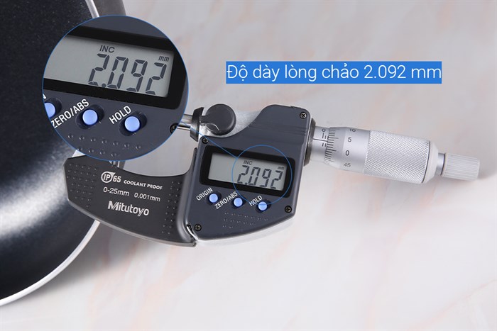 Chảo nhôm chống dính 30cm Delites CR001-30 Màu Đen