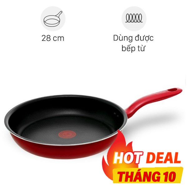 Chảo nhôm chống dính đáy từ 28 cm Tefal So Chef G1350695