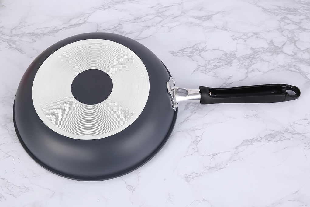 Chảo nhôm chống dính vân đá 26 cm Delites CS002-26 Màu Đen