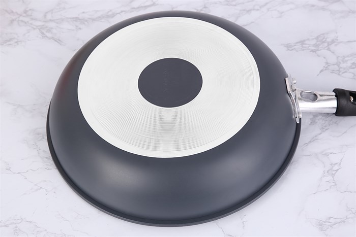 Chảo nhôm chống dính vân đá 26 cm Delites CS002-26 Màu Đen