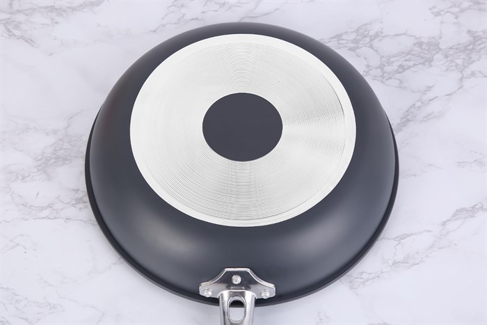 Chảo nhôm chống dính vân đá 26 cm Delites CS002-26 Màu Đen