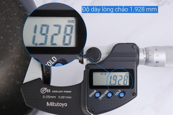 Chảo nhôm chống dính vân đá 26 cm Delites CS002-26 Màu Đen