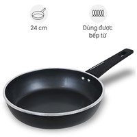 Chảo nhôm chống dính đáy từ 24 cm Elmich Nero EL-3772