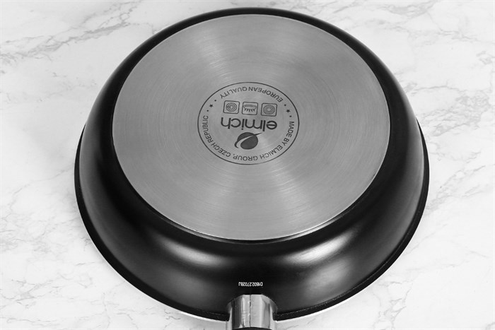 Chảo nhôm chống dính đáy từ 24 cm Elmich Nero EL-3772 Màu Đen