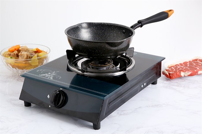 Chảo nhôm sâu chống dính vân đá đáy từ 20 cm Kangaroo KG662XS
