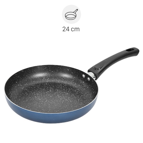chảo nhôm chống dính vân đá 24 cm delites ce003-24