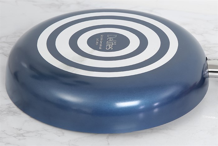 Chảo nhôm chống dính vân đá 24 cm Delites CE003-24 Màu Xanh Dương