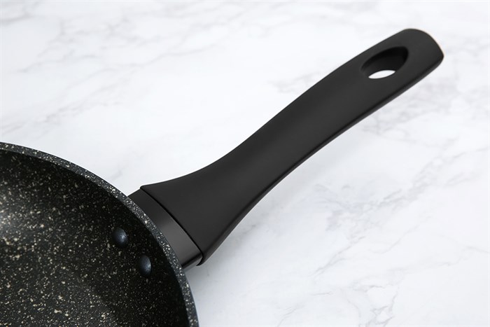 Chảo nhôm chống dính vân đá đáy từ 24 cm Sunhouse SFP24B Màu Xanh Dương