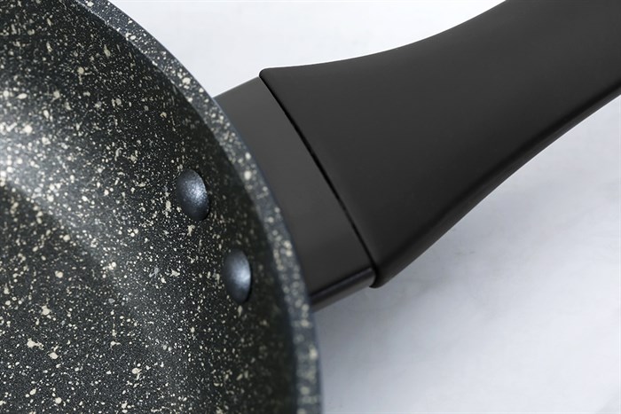 Chảo nhôm chống dính vân đá đáy từ 24 cm Sunhouse SFP24B Màu Xanh Dương