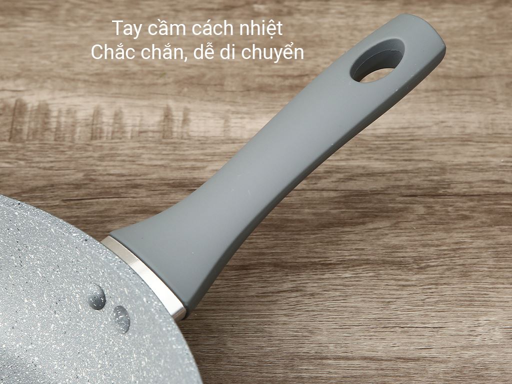 Chảo sâu vân đá Green Cook GCP02-30IH 30cm 3