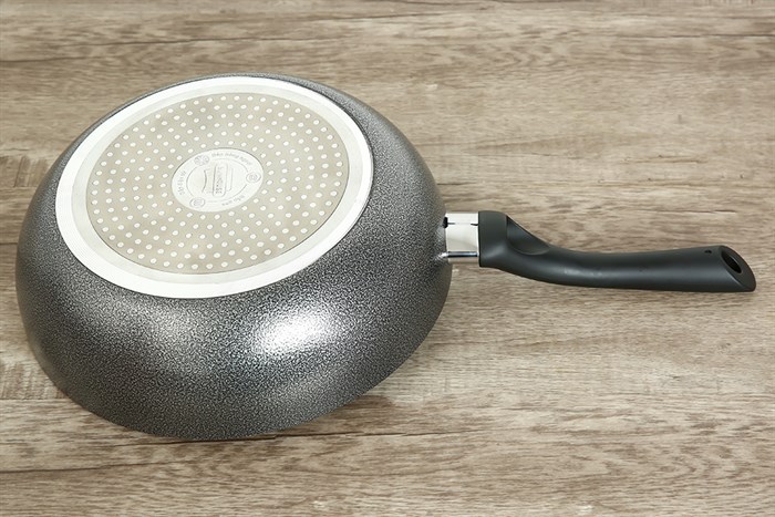 Chảo nhôm sâu chống dính vân đá đáy từ 26 cm Sunhouse SHS26MB Màu Đen
